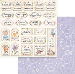    Stamperia -    - 30.5 x 30.5 cm   Welcome Home - 