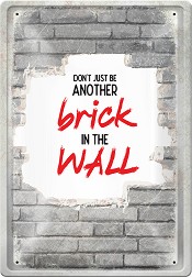   Simetro books Brick In The Wall - 20 x 30 cm - 