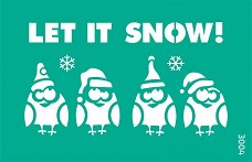   Rosa Let it Snow - 13 x 20 cm - 