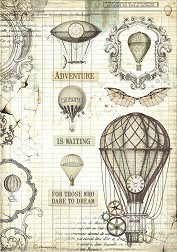   Stamperia -   - A4   Voyages Fantastiques - 