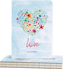    draSca -    - 112 , A5, 100 g/m<sup>2</sup> :   Love is in the air - 