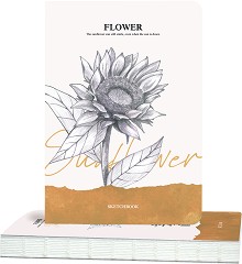    draSca -  - 80 , 14.5 x 21 cm, 100 g/m<sup>2</sup> :   Flower - 