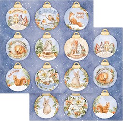    Stamperia -   - 30.5 x 30.5 cm   Winter Valley - 