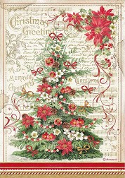   Stamperia -   - A4   Classic Christmas - 