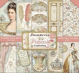    Stamperia -  - 10 , 30.5 x 30.5 cm   Princess - 