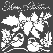  Stamperia Merry Christmas - 18 x 18 cm - 