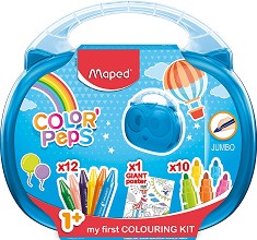 Комплект за оцветяване Maped - 23 части в куфарче от серията Color' Peps - 