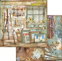    Stamperia -   - 30.5 x 30.5 cm   Atelier des Arts - 