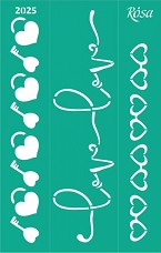  Rosa - : Love - 13 x 20 cm - 