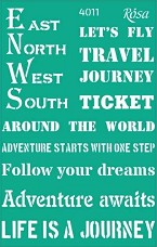   Rosa Make your Journey - 13 x 20 cm - 