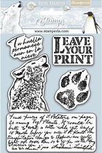 Гумени печати Stamperia Leave your print - 14 x 18 cm от серията Arctic Antarctic - 