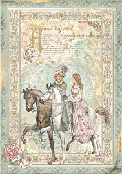   Stamperia -   - A4   Sleeping Beauty - 