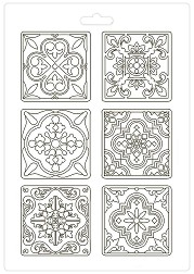 PVC  Stamperia Azulejos - 21 x 29.7 cm   Azulejos de sueno - 