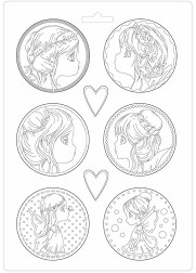 PVC  Stamperia Fairies - 21 x 29.7 cm - 