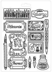 PVC  Stamperia Ink and labels - 21 x 29.7 cm - 