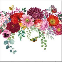    Ambiente Flower border white - 20  - 
