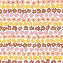    Ambiente Happy flowers brown - 20  - 