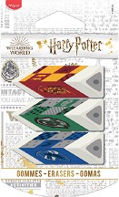 Гуми за молив Maped Хари Потър - 3 броя от серията Wizarding World - 