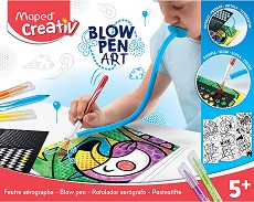Комплект за рисуване Maped Blow pen pop art - 14 части от серията Creativ - 