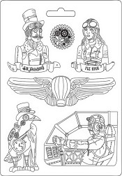 3D форма Stamperia - Авиатор - 21 x 29.7 cm от колекцията Sir Vagabond Aviator - 