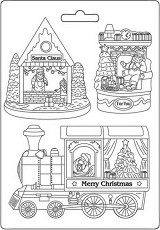 3D  Stamperia -   - 15 x 21 cm   Classic Christmas - 