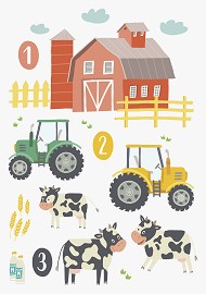   Heyda Counting and Farm - 3    A4 - 