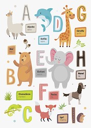   Heyda Alphabet and Animals - 4    4 - 