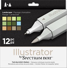   Spectrum Noir Landscape - 12    Illustrator - 