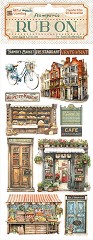   Stamperia -  - 10.16 x 21.6 cm   Art of travelling - 