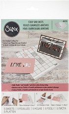 Разграфени листове Sizzix Sticky Grid Sheets - 5 броя, 15.24 x 21.59 cm - 