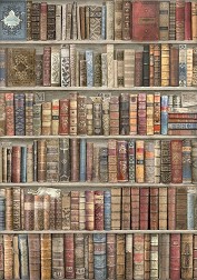   Stamperia -  - A4   Vintage Library - 