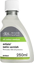 Краен лак със сатенен ефект Winsor & Newton - 250 или 500 ml - 