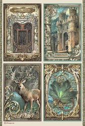   Stamperia -  - A4   Magic Forest - 