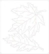 Щанци за машина за изрязване и релеф Sizzix Bigz Autumnal Leaves - 2 броя - 