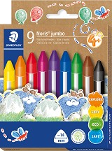 Восъчни пастели Staedtler Noris Jumbo 228 14 - 9 или 12 цвята - 