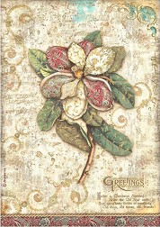   Stamperia -   - A4   Christmas Greetings - 