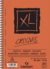  Canson Croquis  - 60 , A5, 90 g/m<sup>2</sup> - 