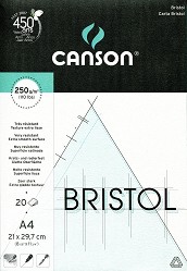      Canson Bristol - 250 , A4, 250 g/m<sup>2</sup> - 