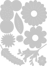        Sizzix Bold Flowers - 9   0.64  6.99 cm - 