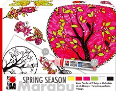    Marabu Spring season - 6  x 25 ml,      Fun&fancy - 