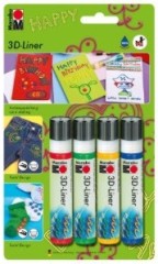   3D  Marabu - 4  x 25 ml - 