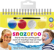 Бои за лице Snazaroo Unisex - 4 цвята с четка - 