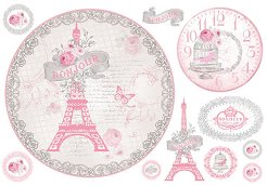 ��������� ������ Stamperia Bonjour