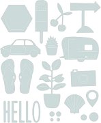 ����� �� ������ �� ��������� Sizzix Summer Time